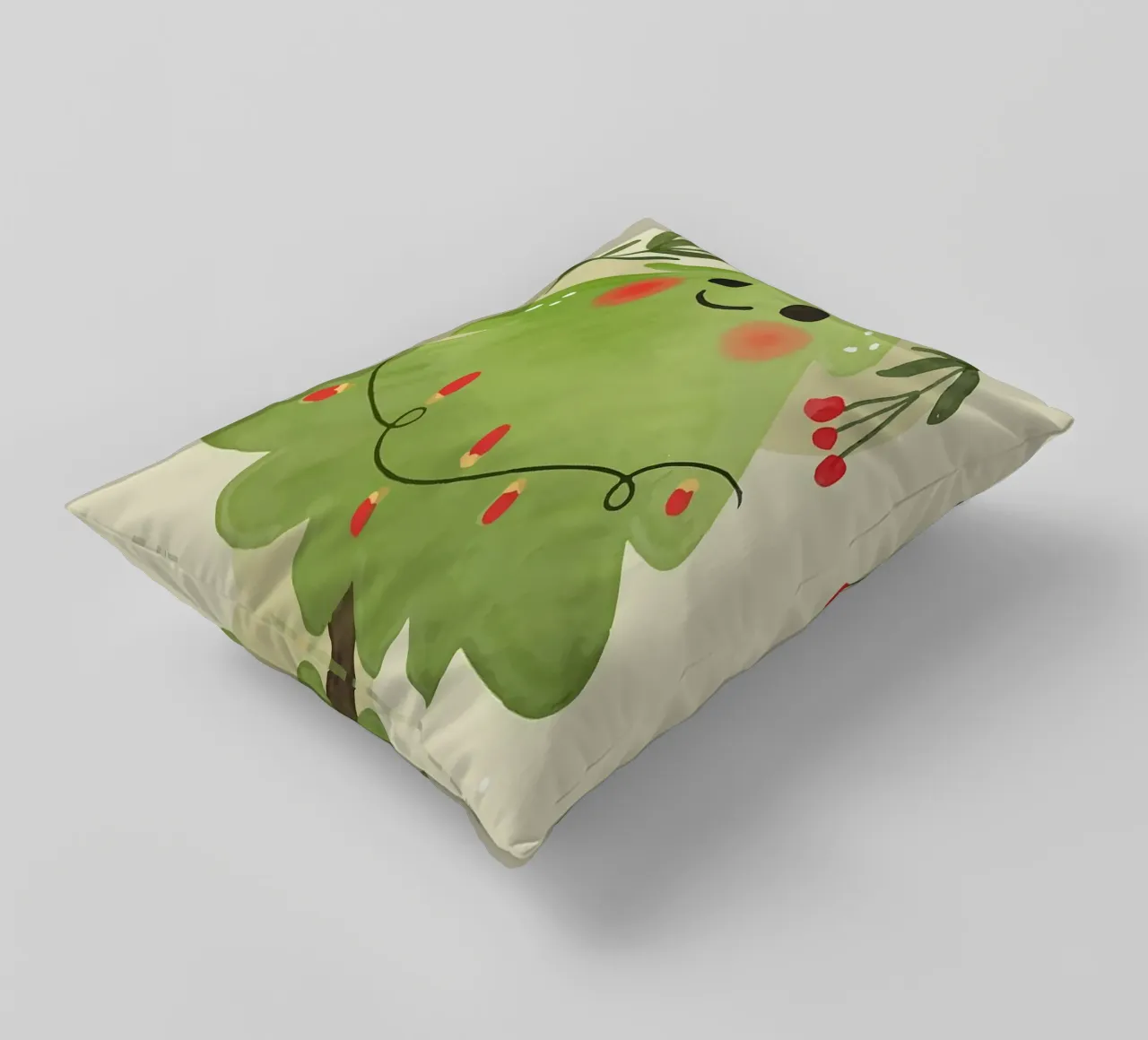 Albero felice cuscino da Brandi N Huskey