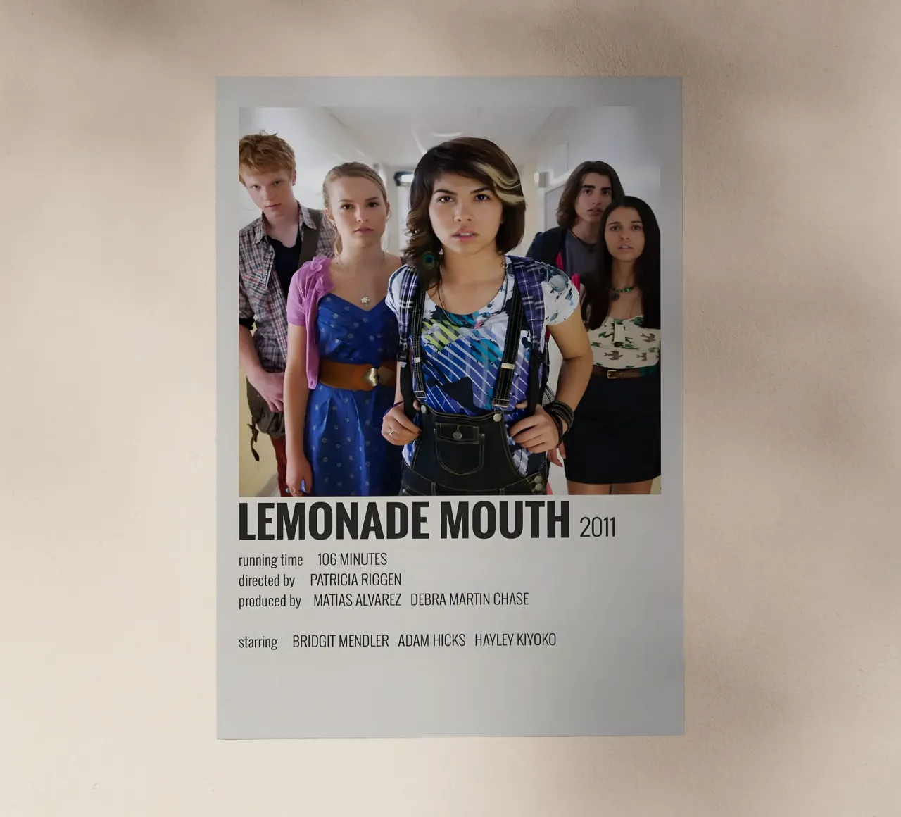 LEMONADE MOUTH 2011 pellicola backlit da MVFminimalist