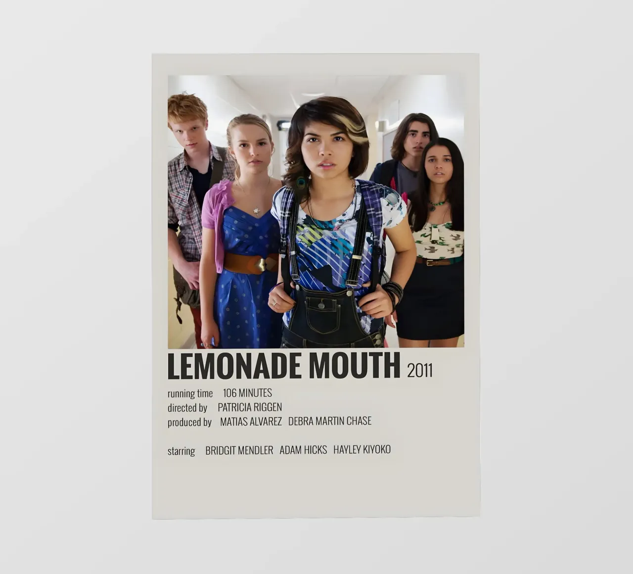 LEMONADE MOUTH 2011 pellicola backlit da MVFminimalist