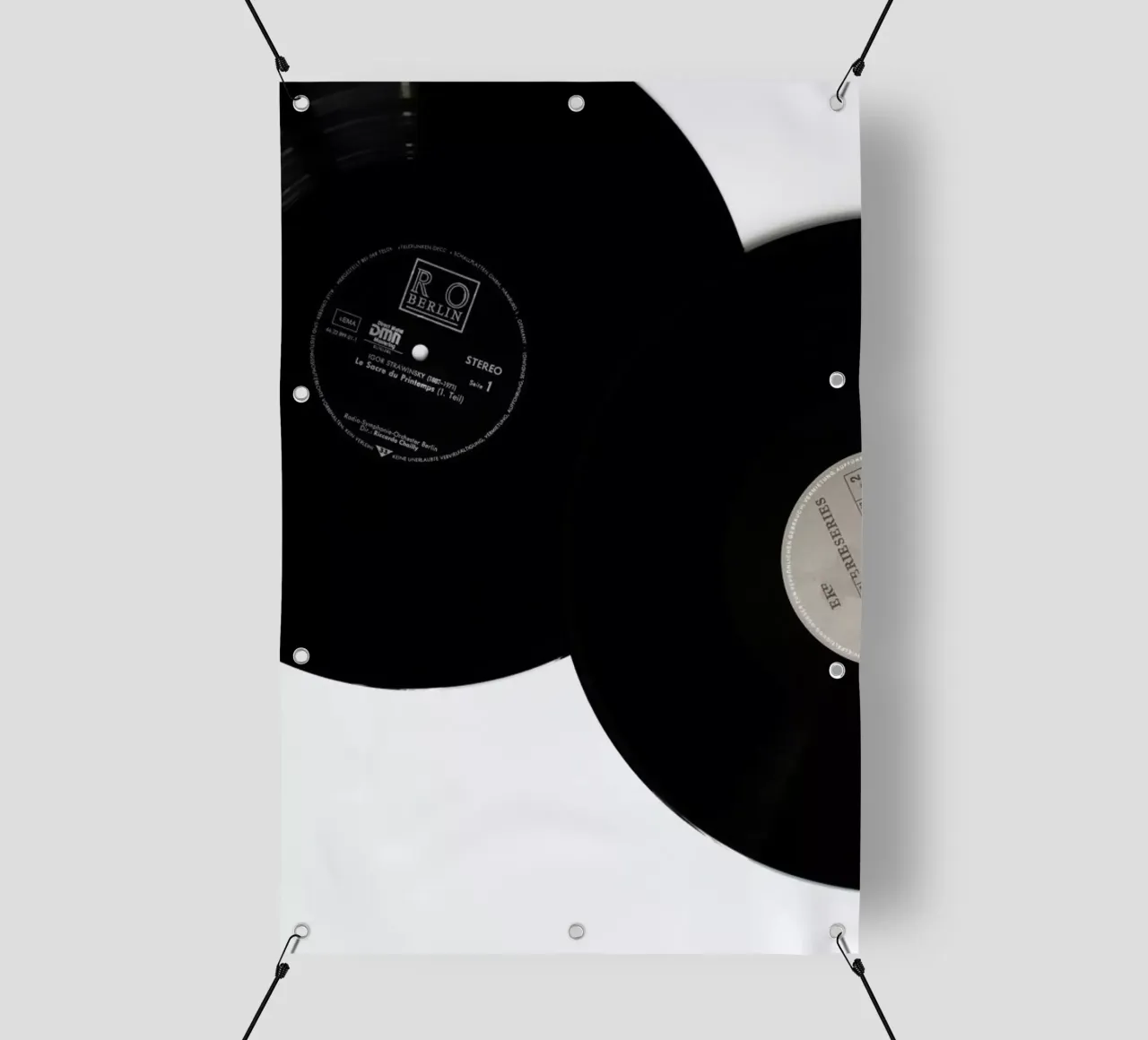 The Simple Beauty Of Music And Records telo in pvc da Studio Nahili