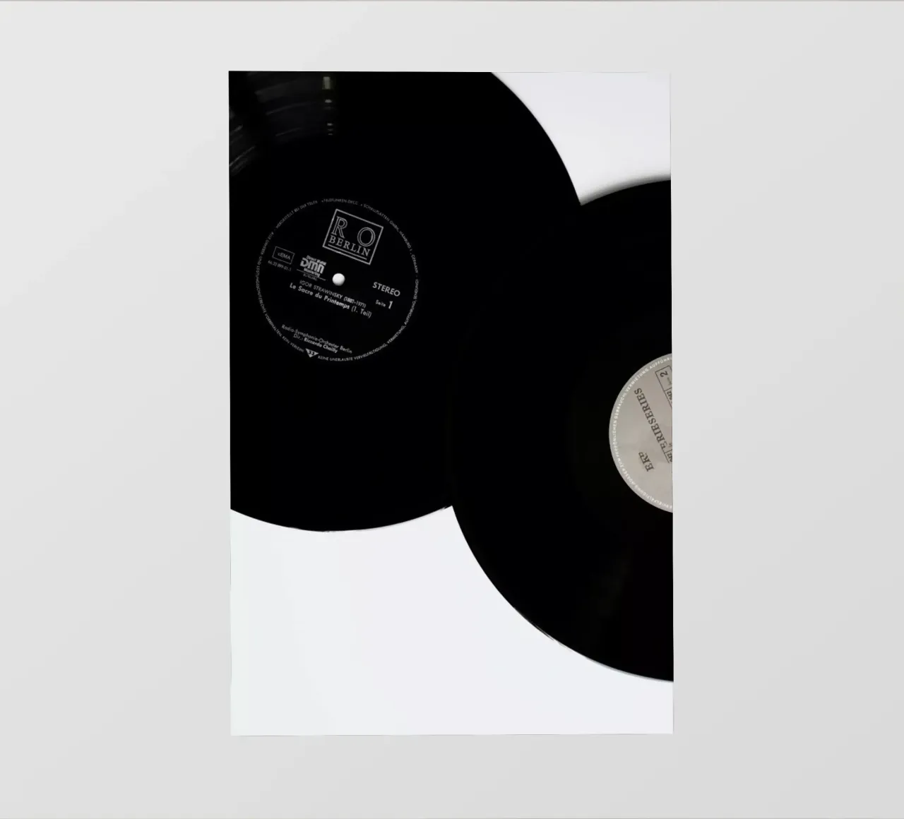 The Simple Beauty Of Music And Records telo in pvc da Studio Nahili