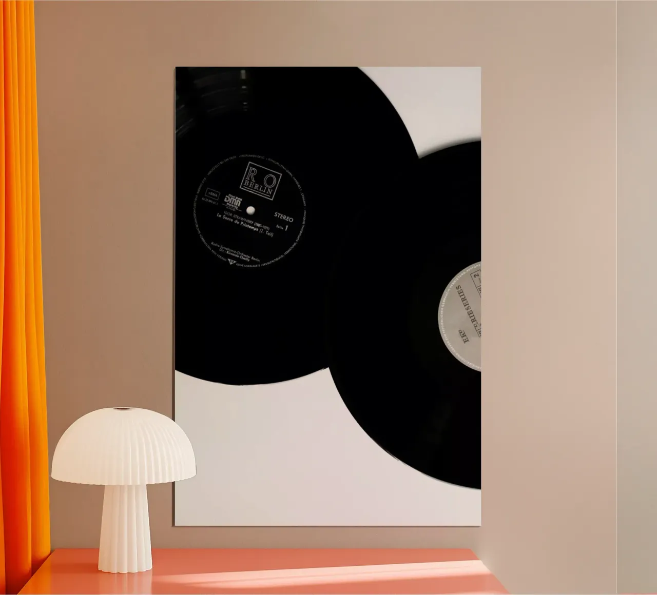 The Simple Beauty Of Music And Records poster da Studio Nahili