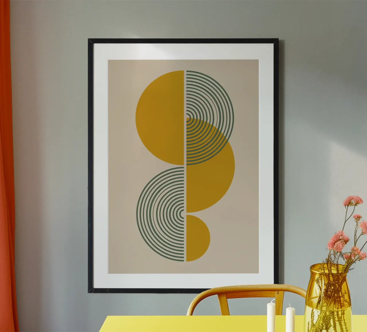 Arte geometrica astratta 1 poster da MinimalistDesign