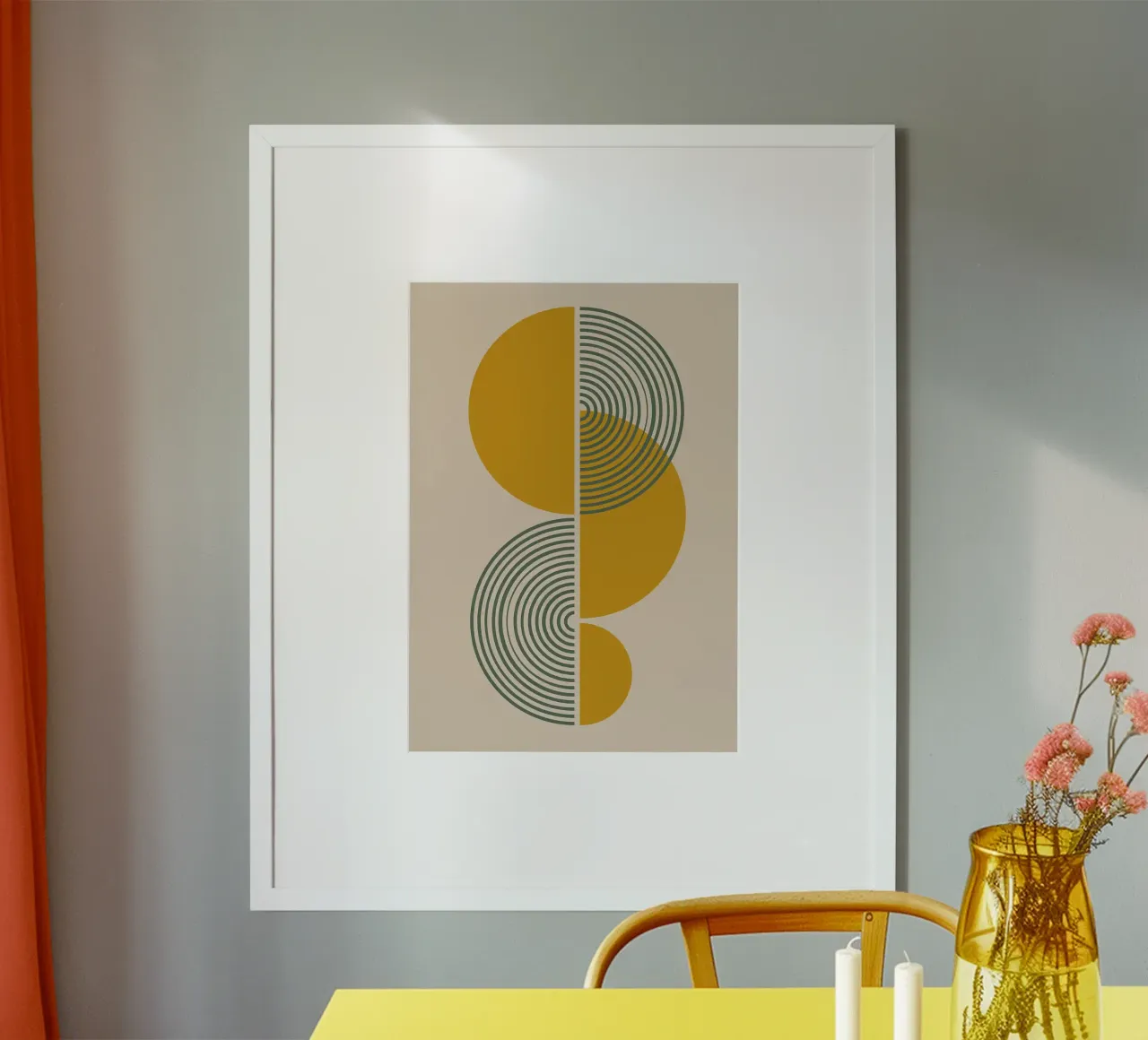 Arte geometrica astratta 1 poster da MinimalistDesign