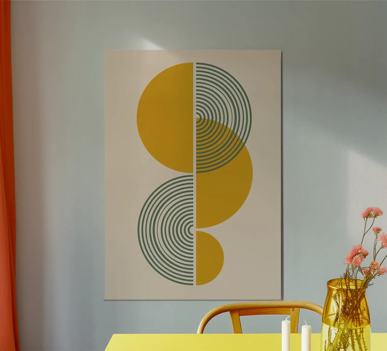 Arte geometrica astratta 1 poster da MinimalistDesign