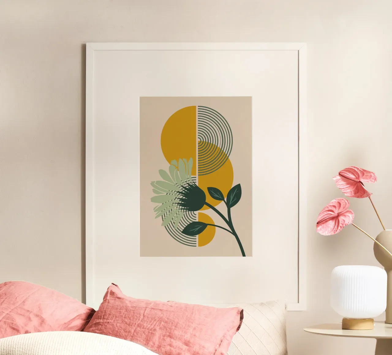 Arte floreale astratta poster da MinimalistDesign