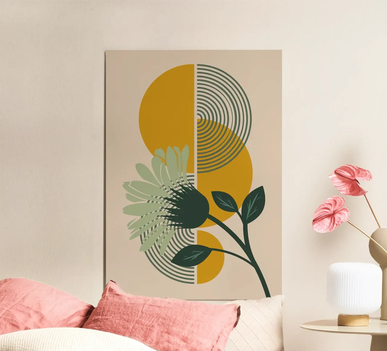 Arte floreale astratta poster da MinimalistDesign