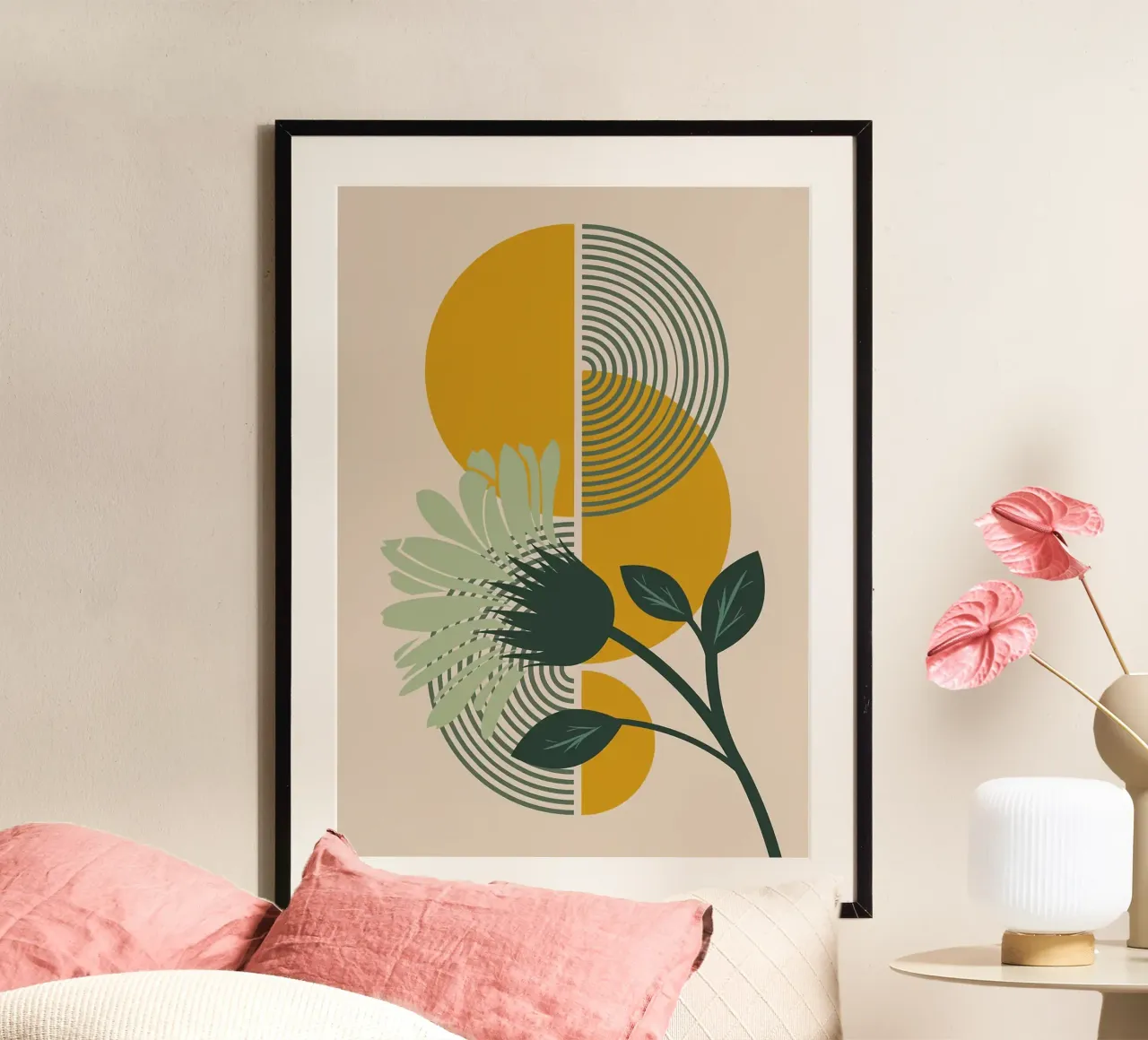 Arte floreale astratta poster da MinimalistDesign