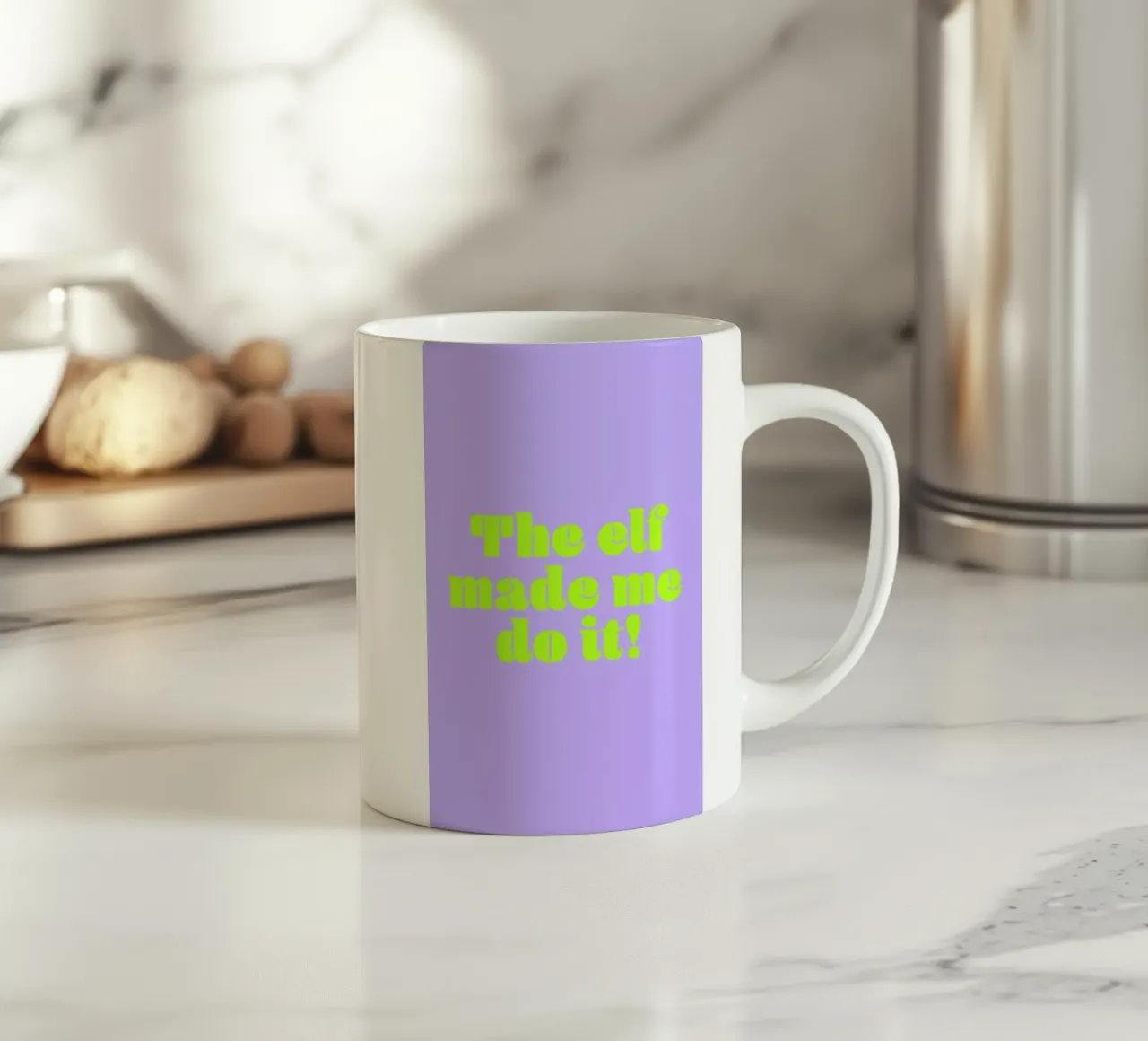 The Elf Made Me Do It tazza in ceramica da Ayleen