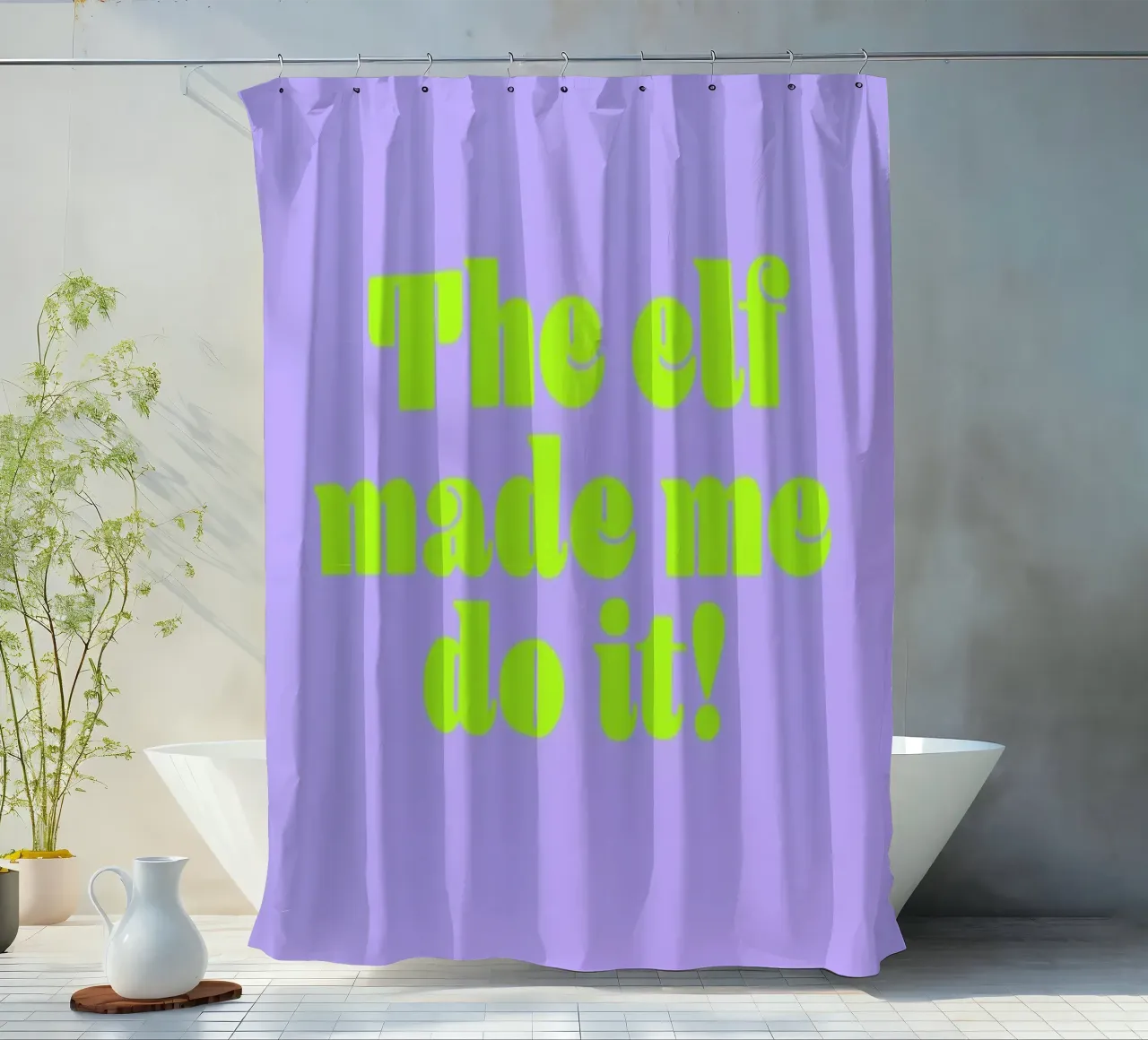 The Elf Made Me Do It tenda da doccia da Ayleen