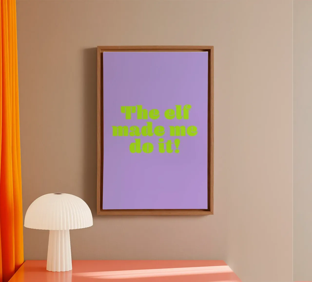 The Elf Made Me Do It canvas by Ayleen