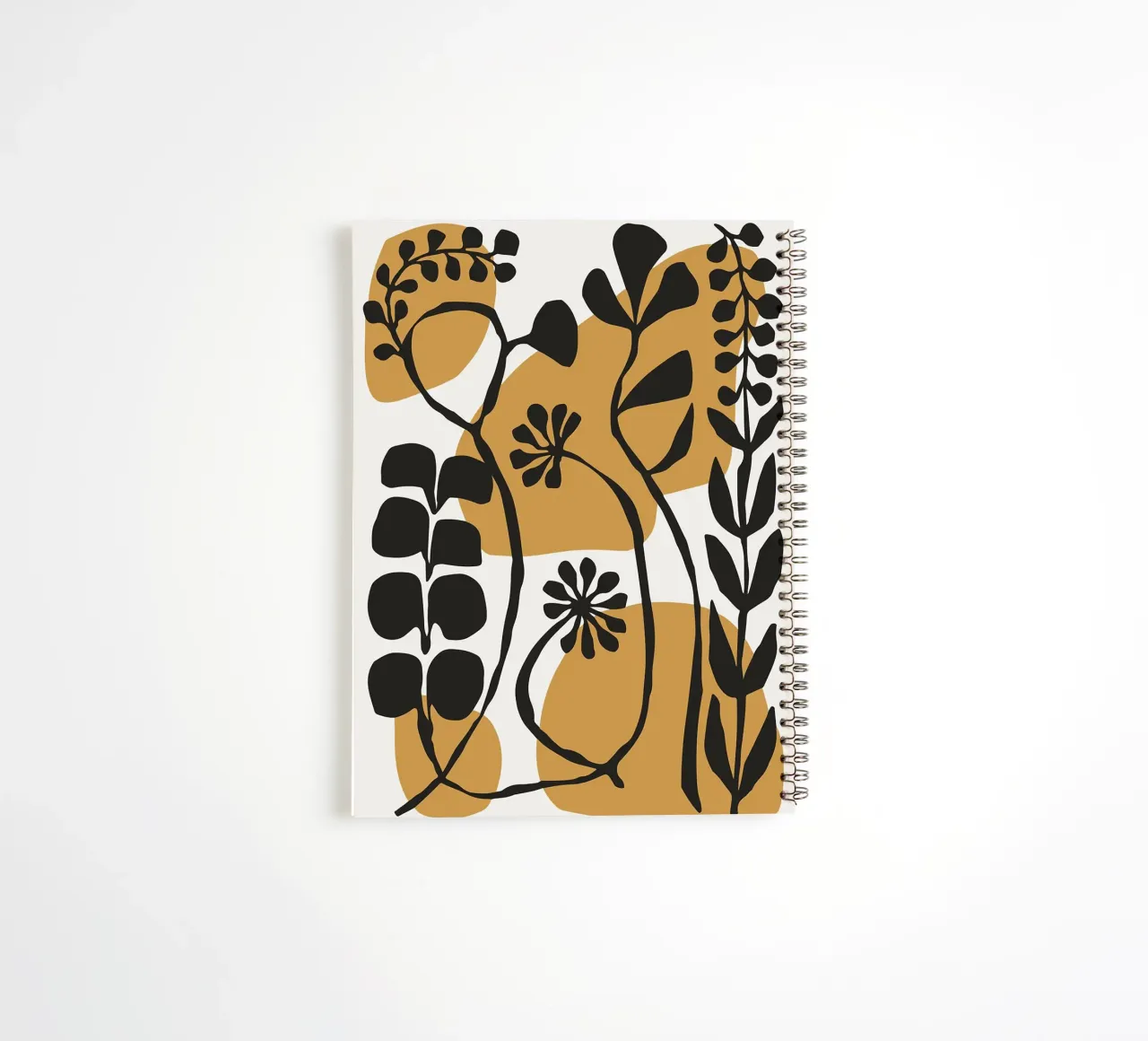 Moderne botanische Silhouetten - Minimalistische abstrakte Kunst Ringbuch von MinimalistDesign
