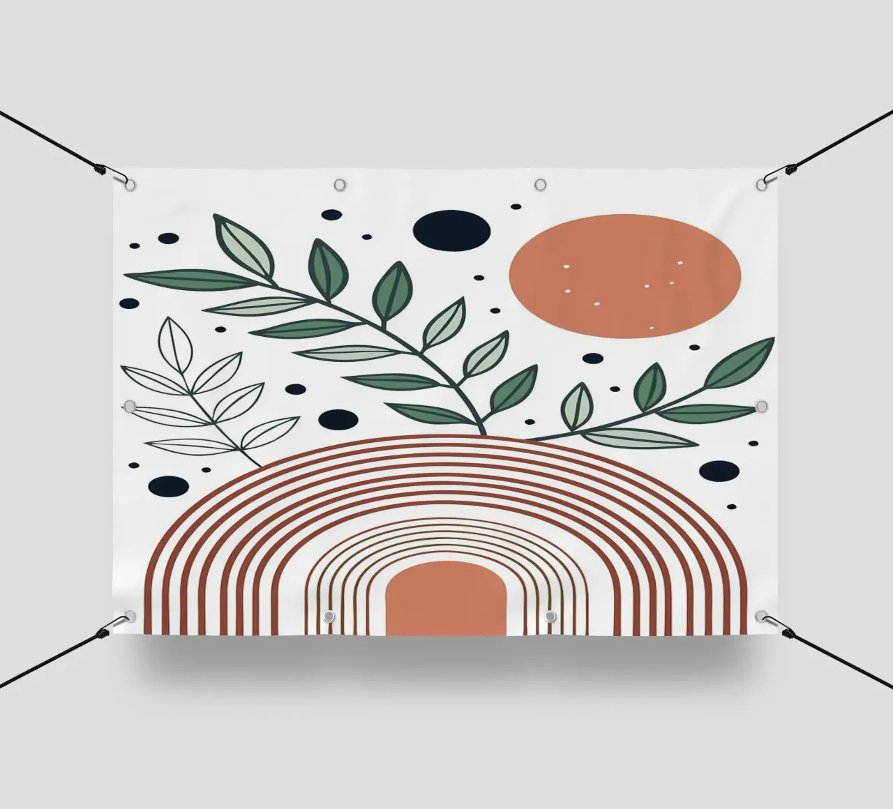 Arcobaleno Boho telo in pvc da MinimalistDesign