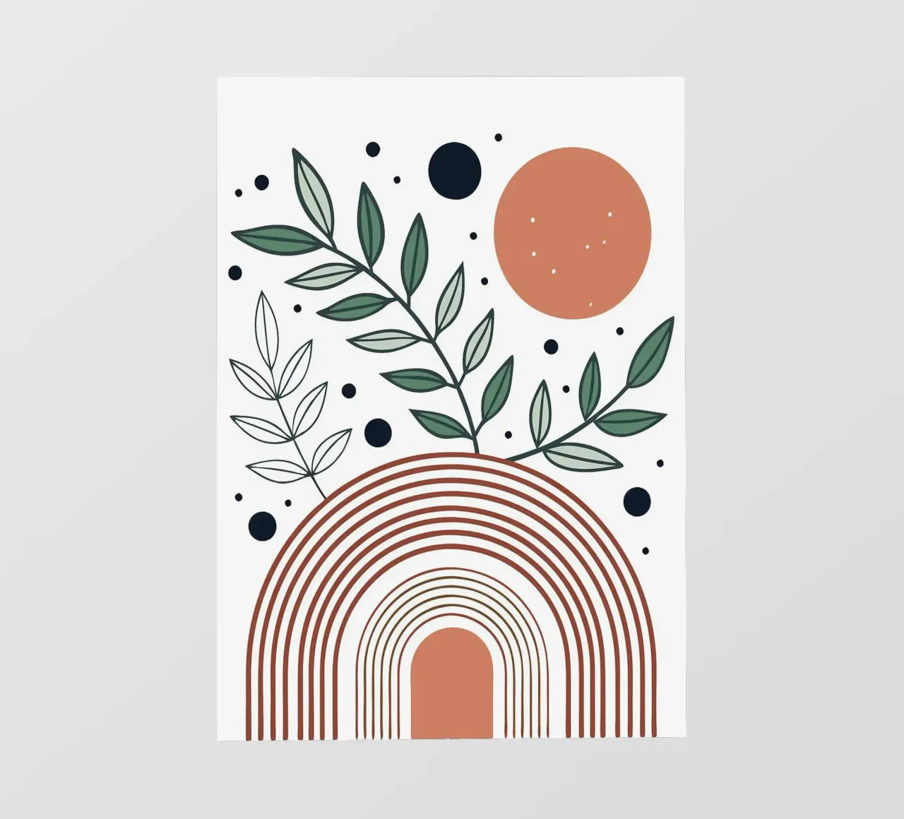 Arcobaleno Boho telo in pvc da MinimalistDesign
