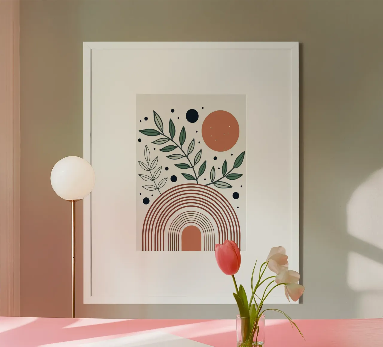 Arcobaleno Boho poster da MinimalistDesign