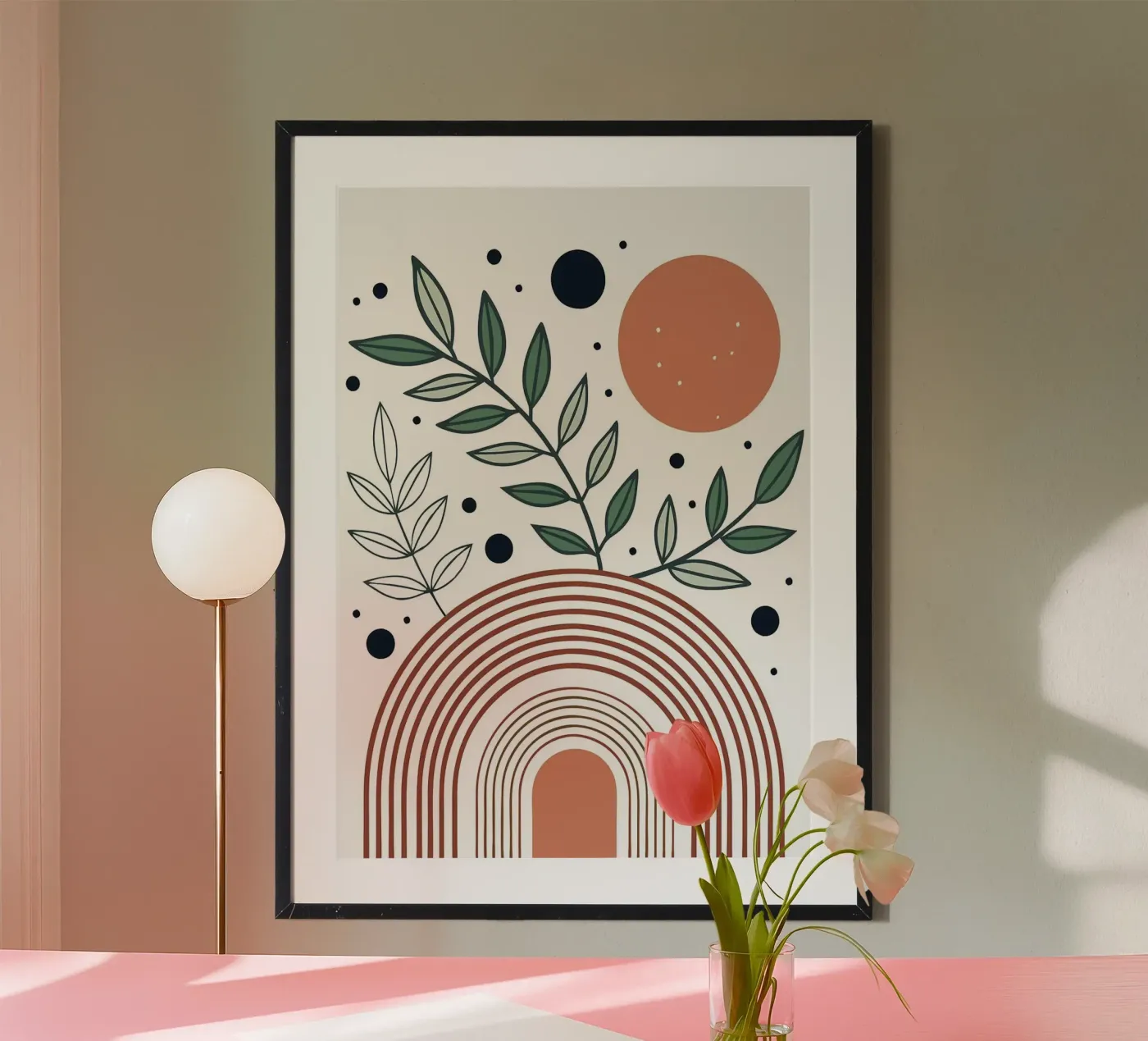 Boho Rainbow poster da MinimalistDesign