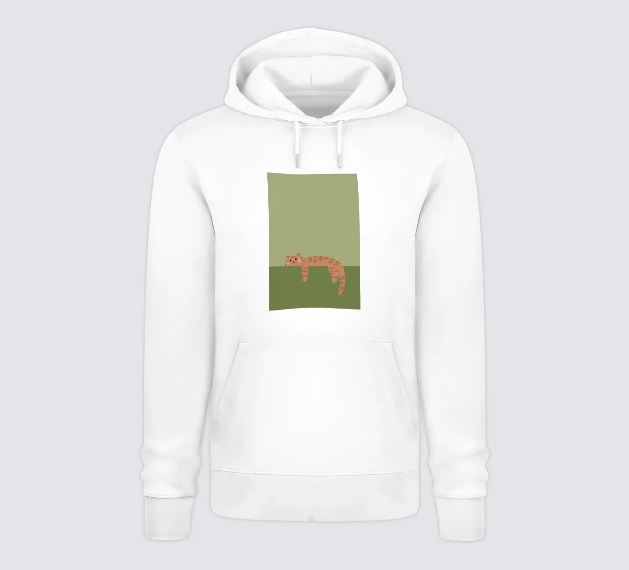 gatto zenzero pigro felpa con cappuccio da animal story home