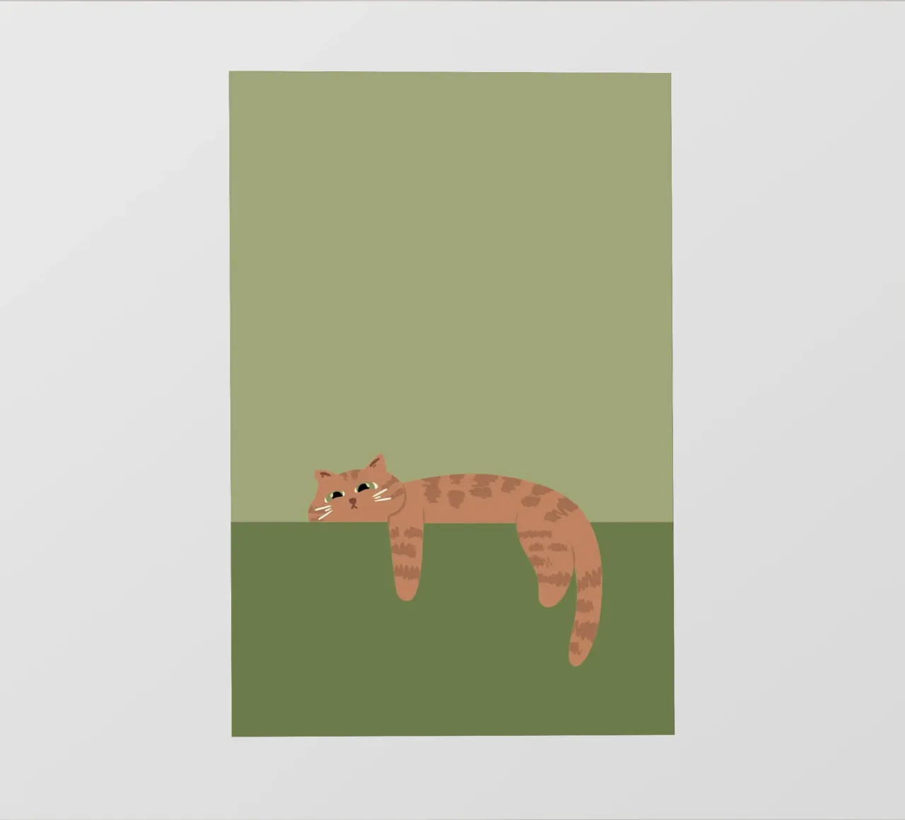 gatto zenzero pigro pellicola backlit da animal story home