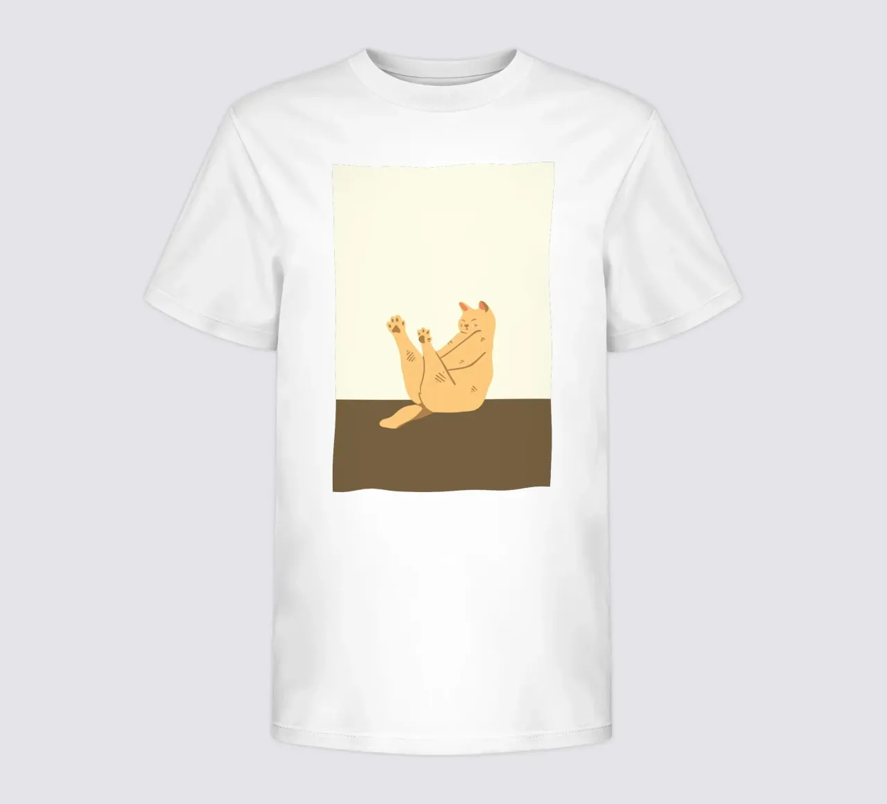 cartoon cat playing kids t-shirt by animal story home