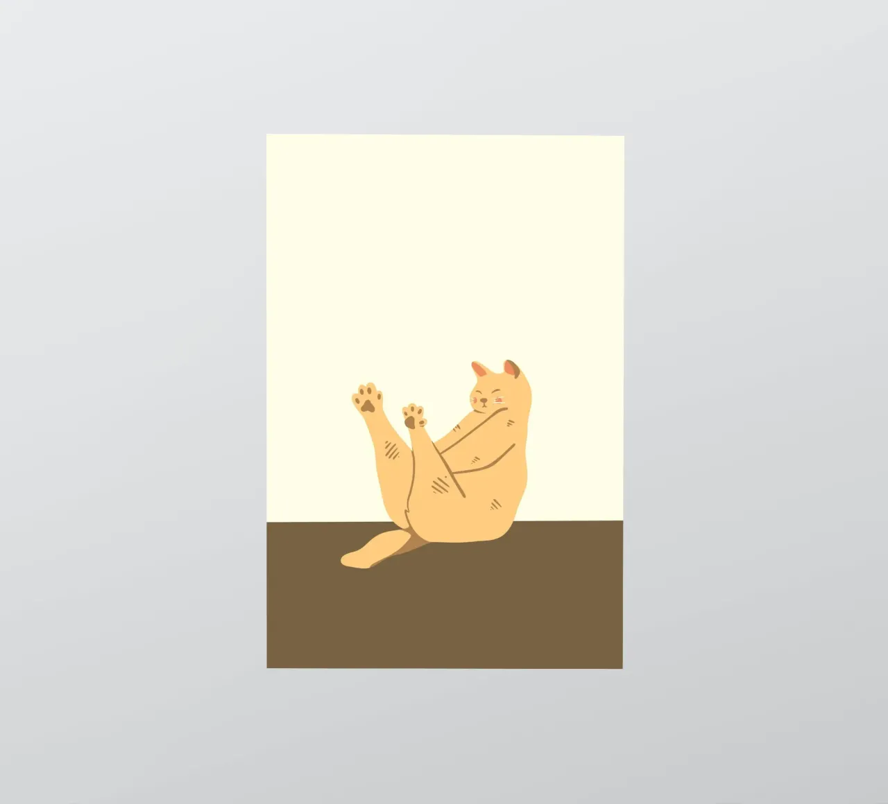 cartoon cat playing sticker by animal story home