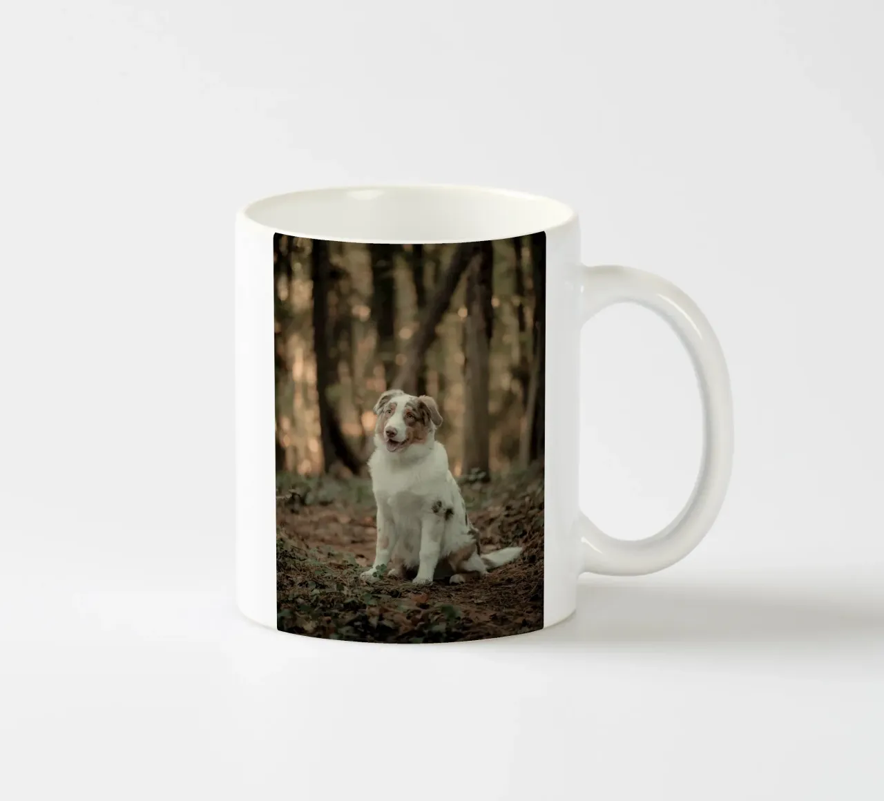 cucciolo nella foresta tazza in ceramica da animal story home