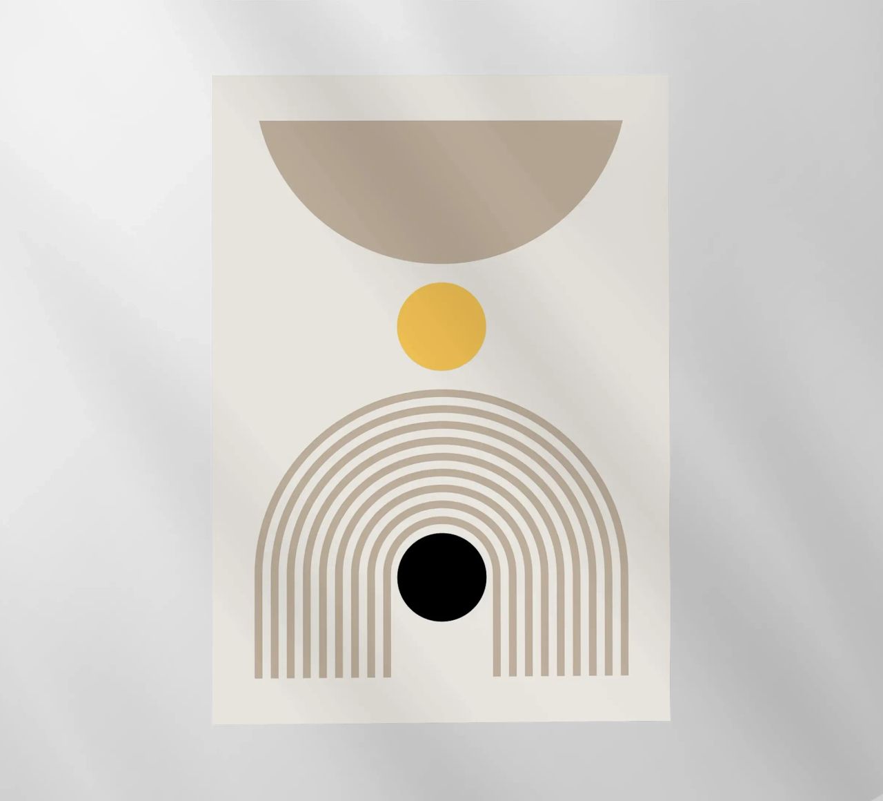Stampa d'arte geometrica astratta pellicola backlit da MinimalistDesign