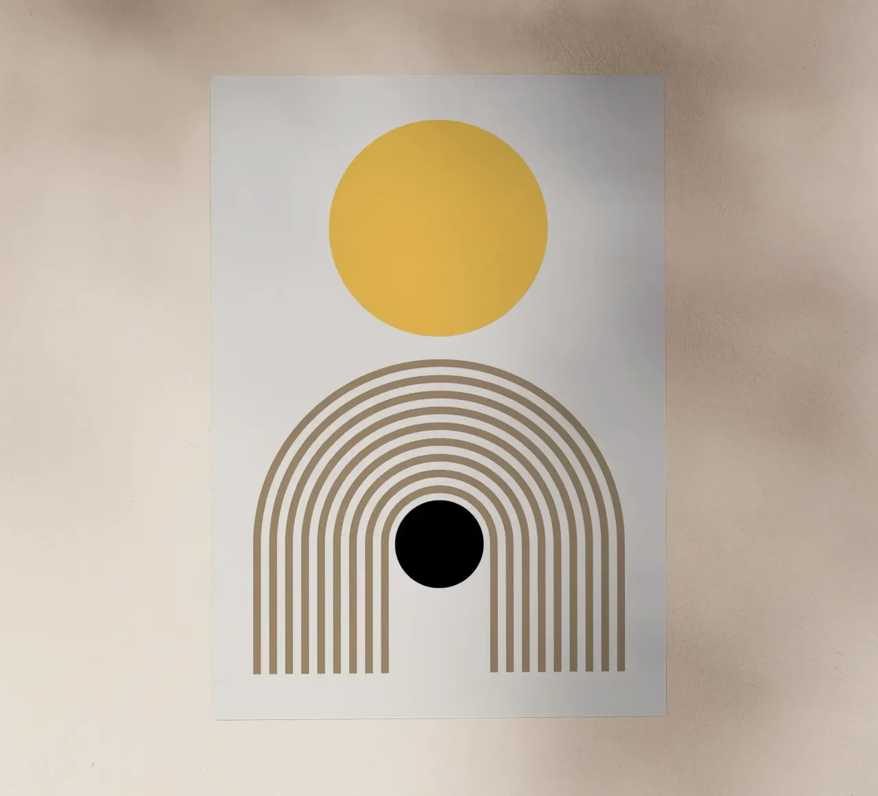 Arte geometrica astratta pellicola backlit da MinimalistDesign