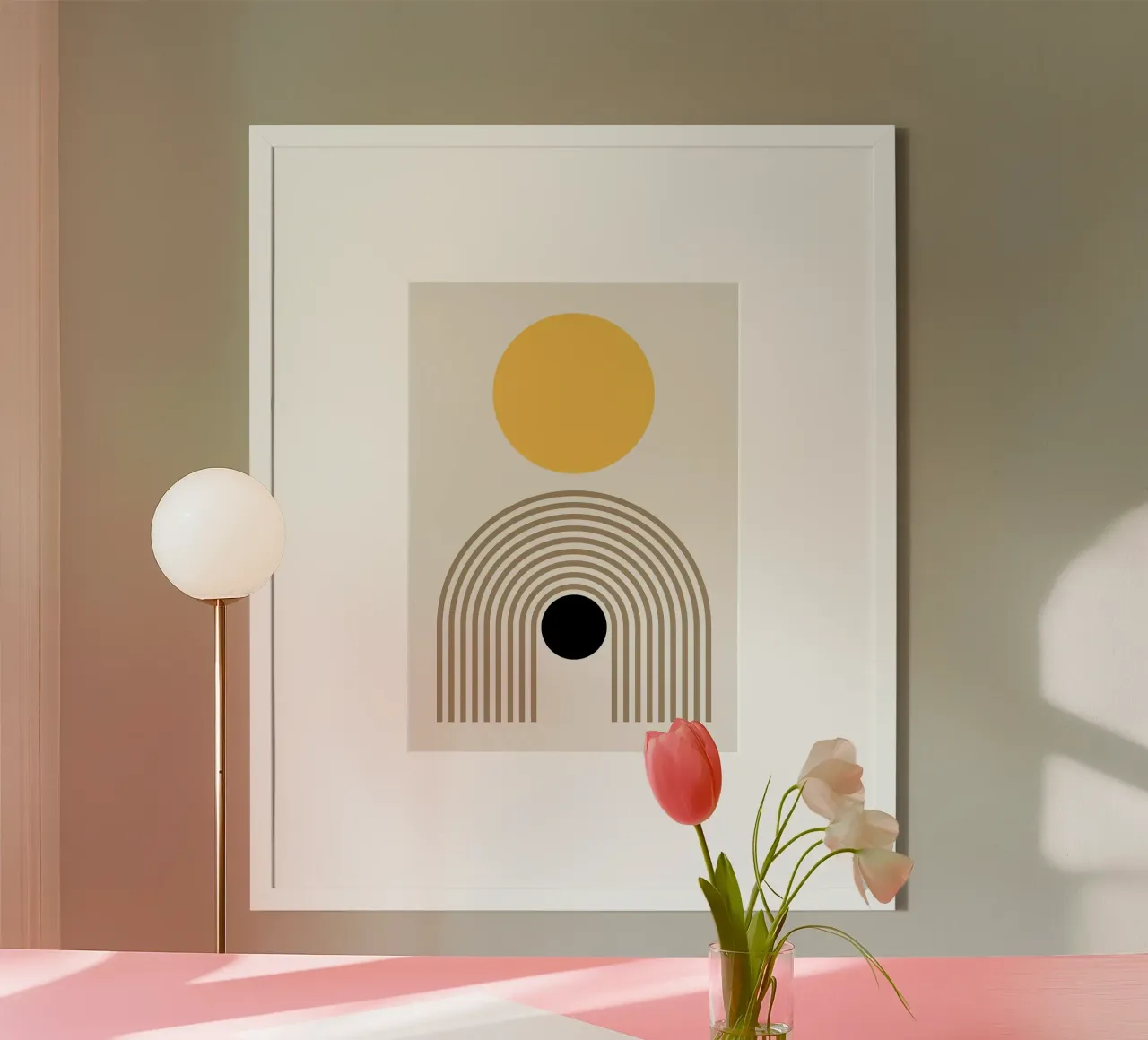 Arte geometrica astratta poster da MinimalistDesign