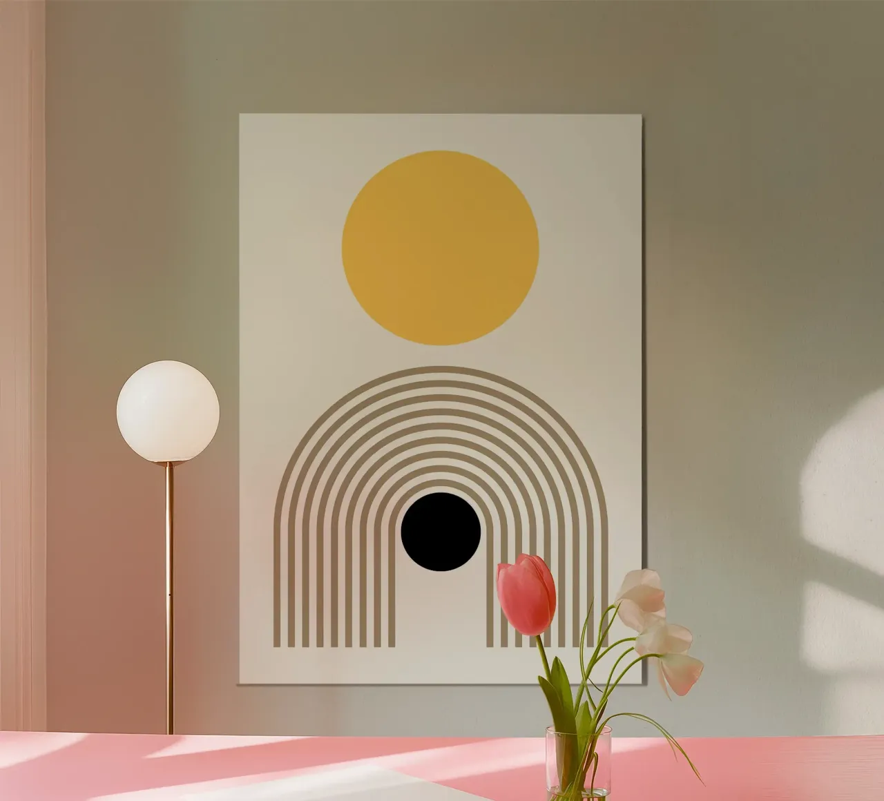 Arte geometrica astratta poster da MinimalistDesign