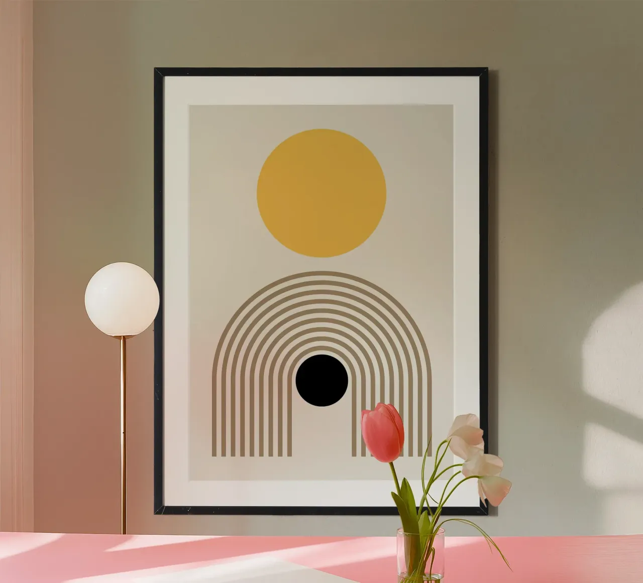 Arte geometrica astratta poster da MinimalistDesign