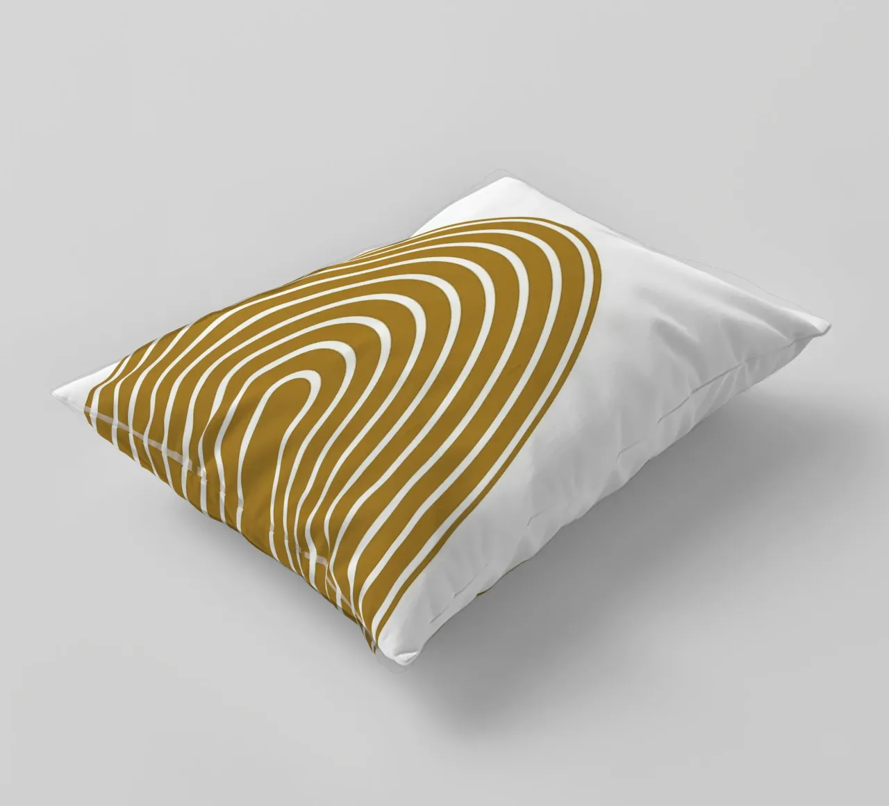 Abstract Geometric Art with Circle and Arches decorative cushion by MinimalistDesign
