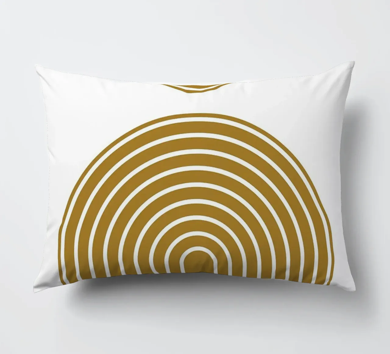 Abstract Geometric Art with Circle and Arches decorative cushion by MinimalistDesign