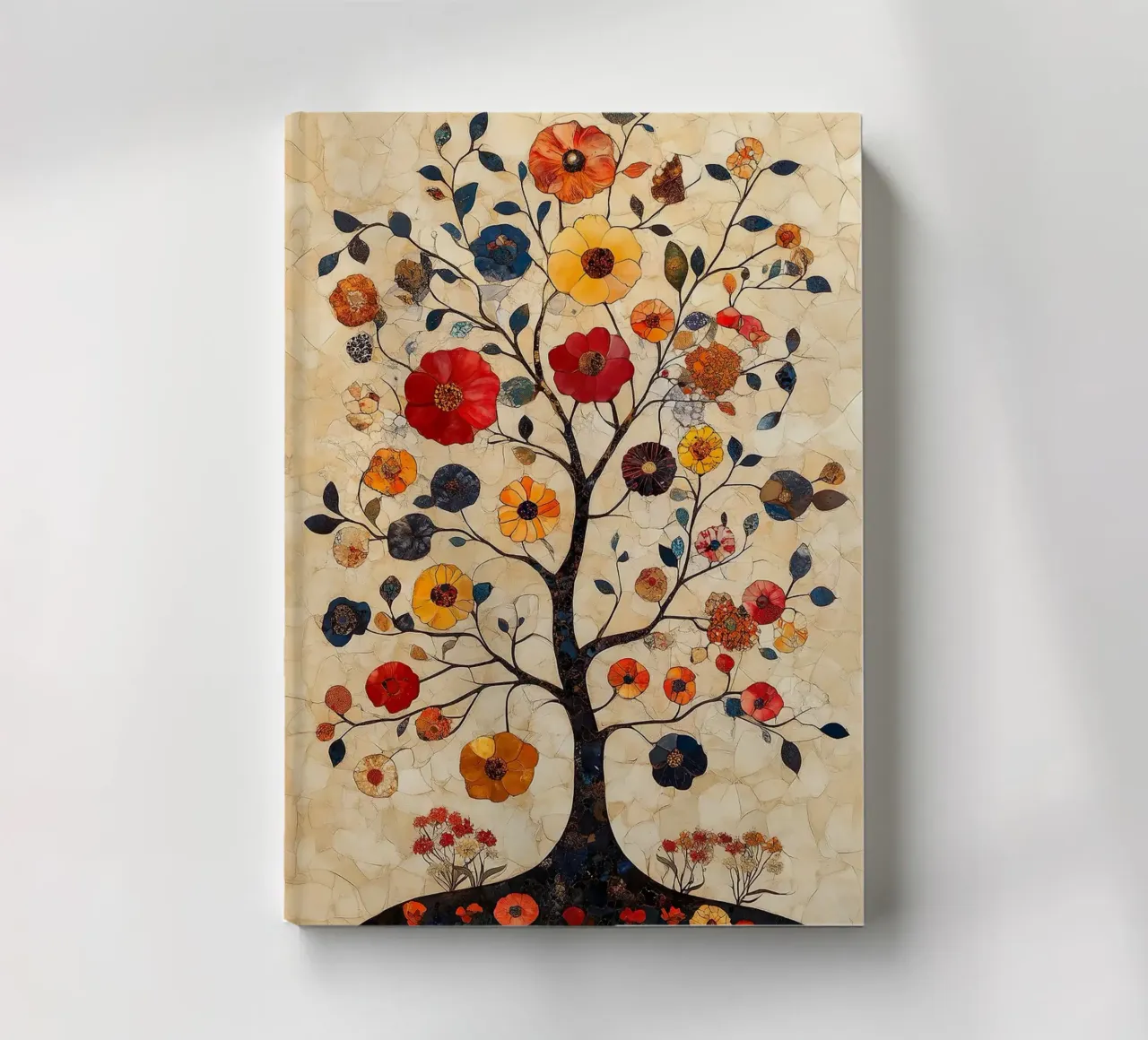 Bloemenboom Mozaïek notitieboek van MinimalistDesign