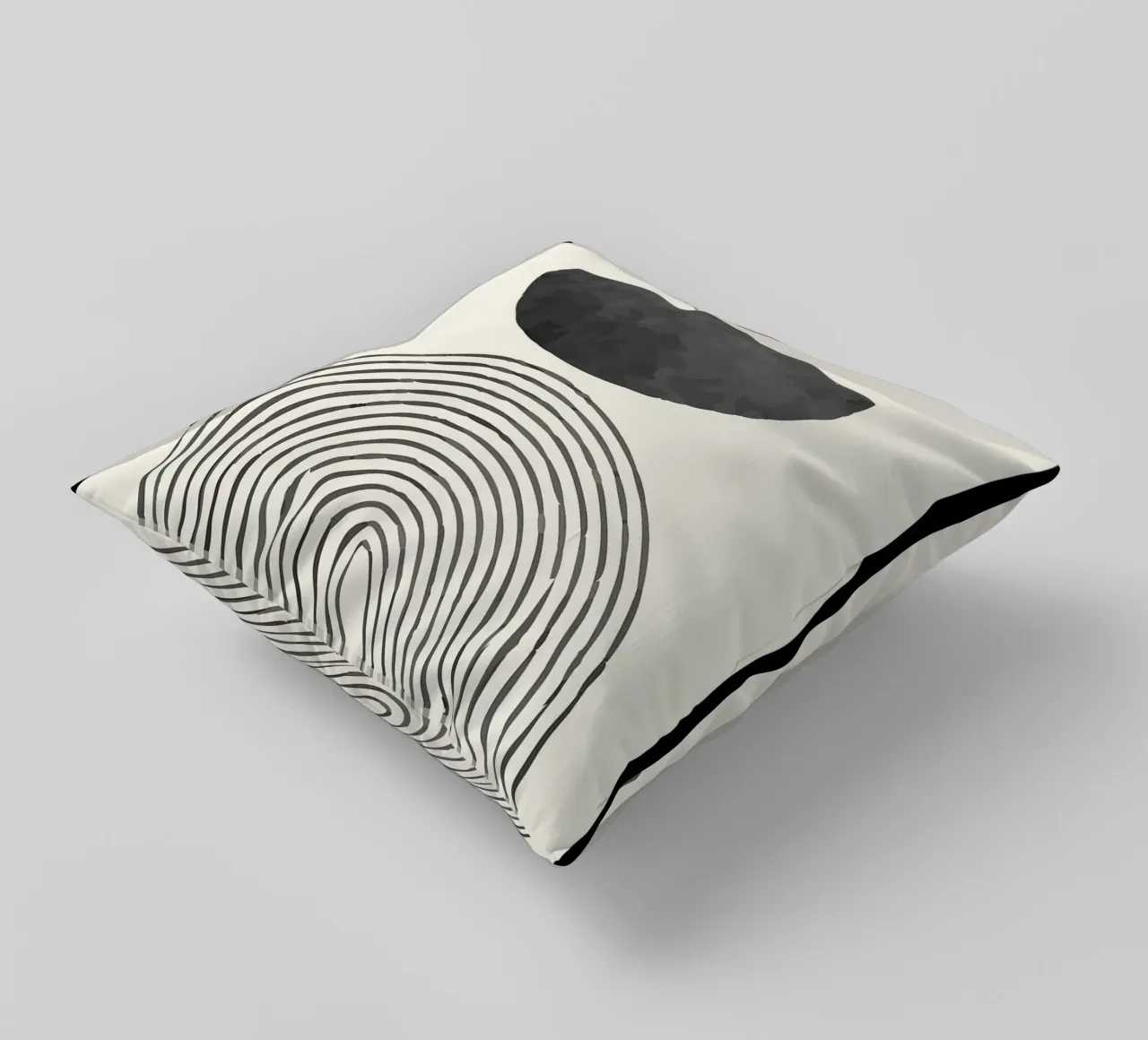 Abstract Geometric decorative cushion by MinimalistDesign