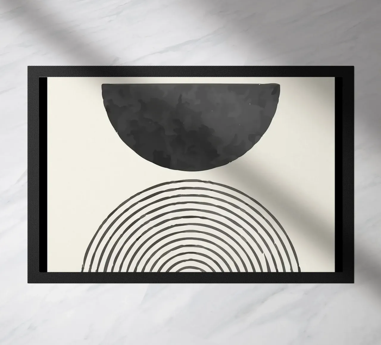 Abstract Geometric doormat by MinimalistDesign