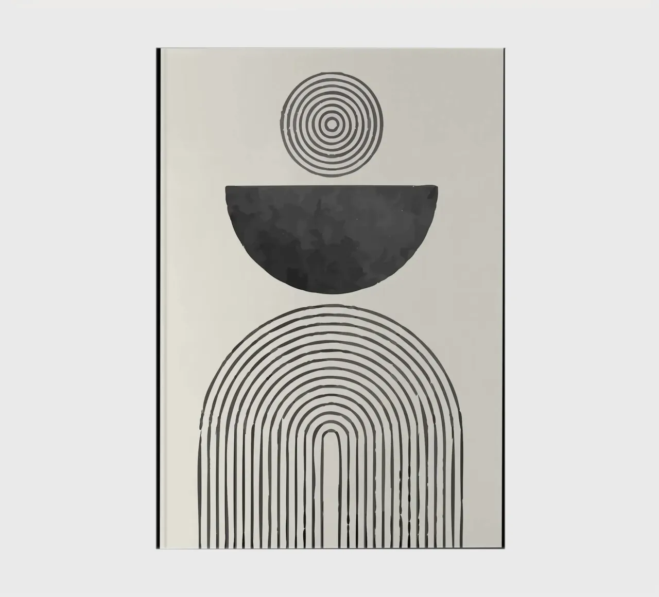Abstract Geometric notebook by MinimalistDesign