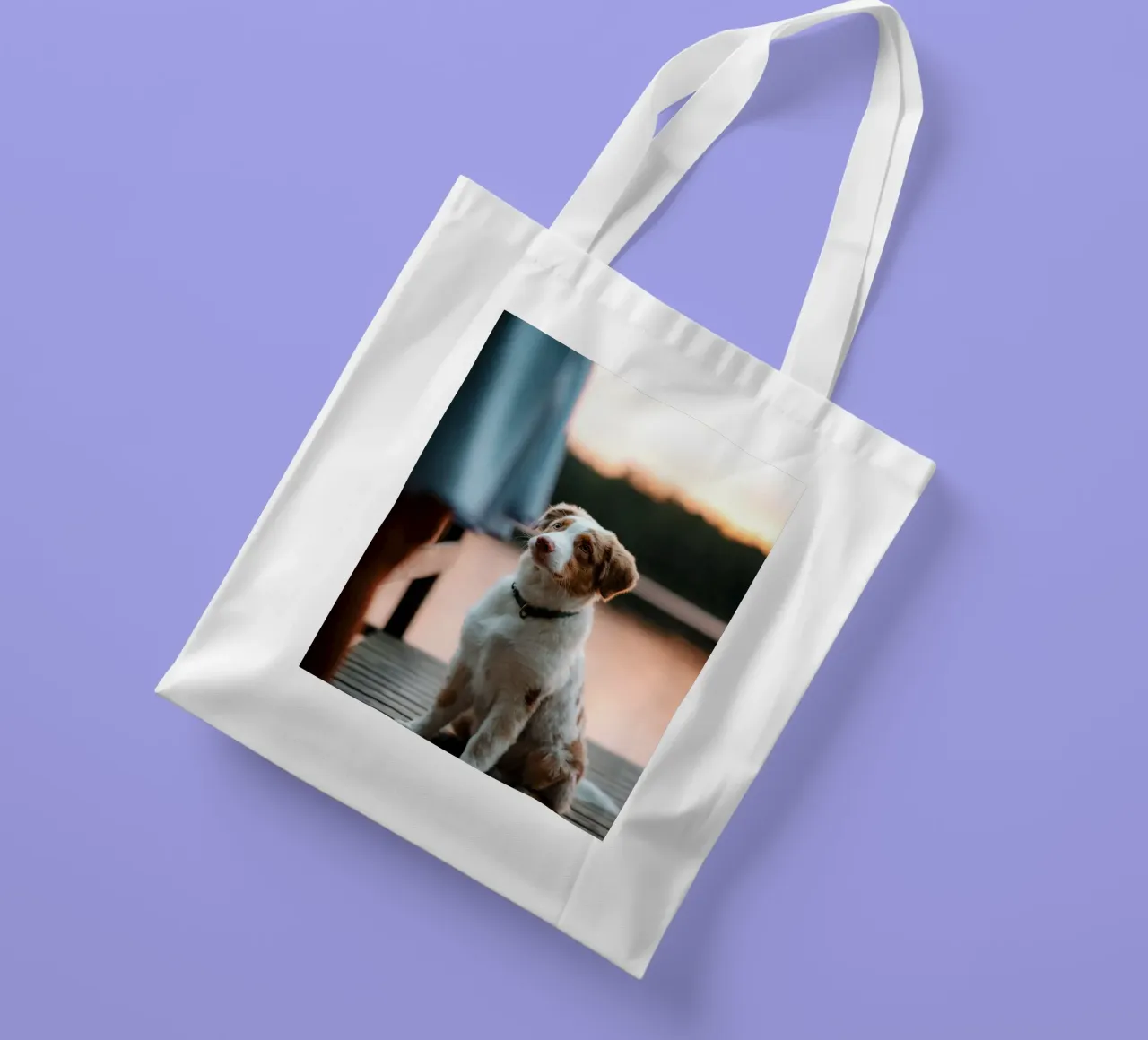 bon chiot tote bag de animal story home