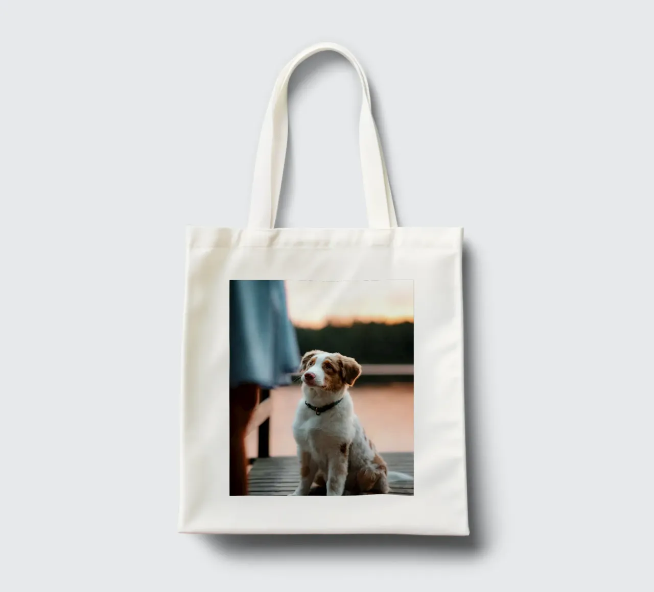 bon chiot tote bag de animal story home