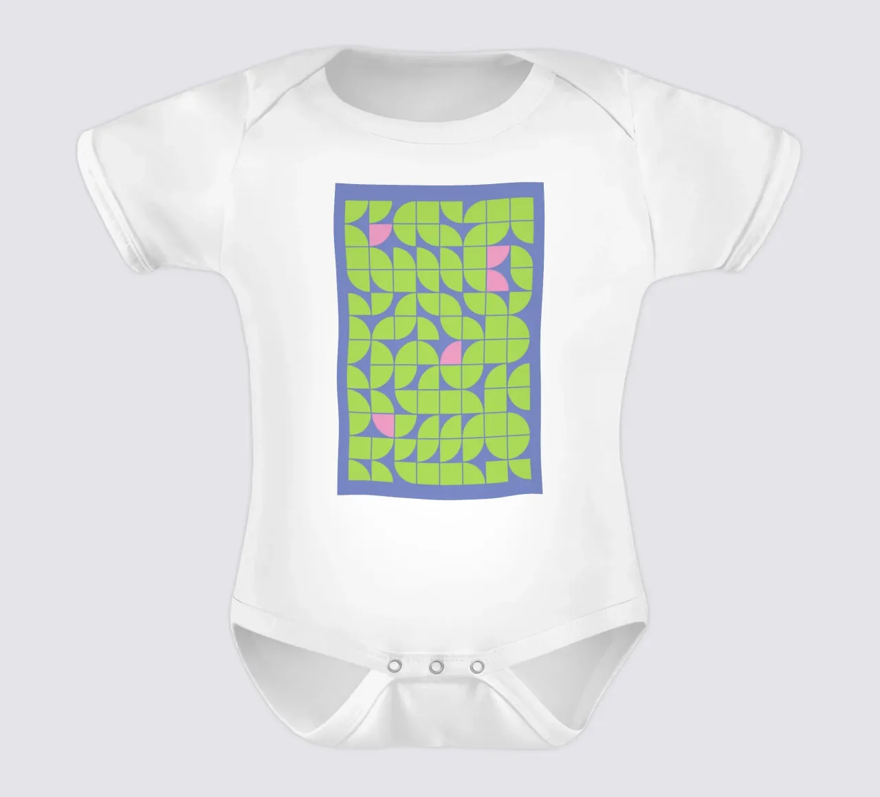 Geometric 13 body neonato maniche corte da Studio One