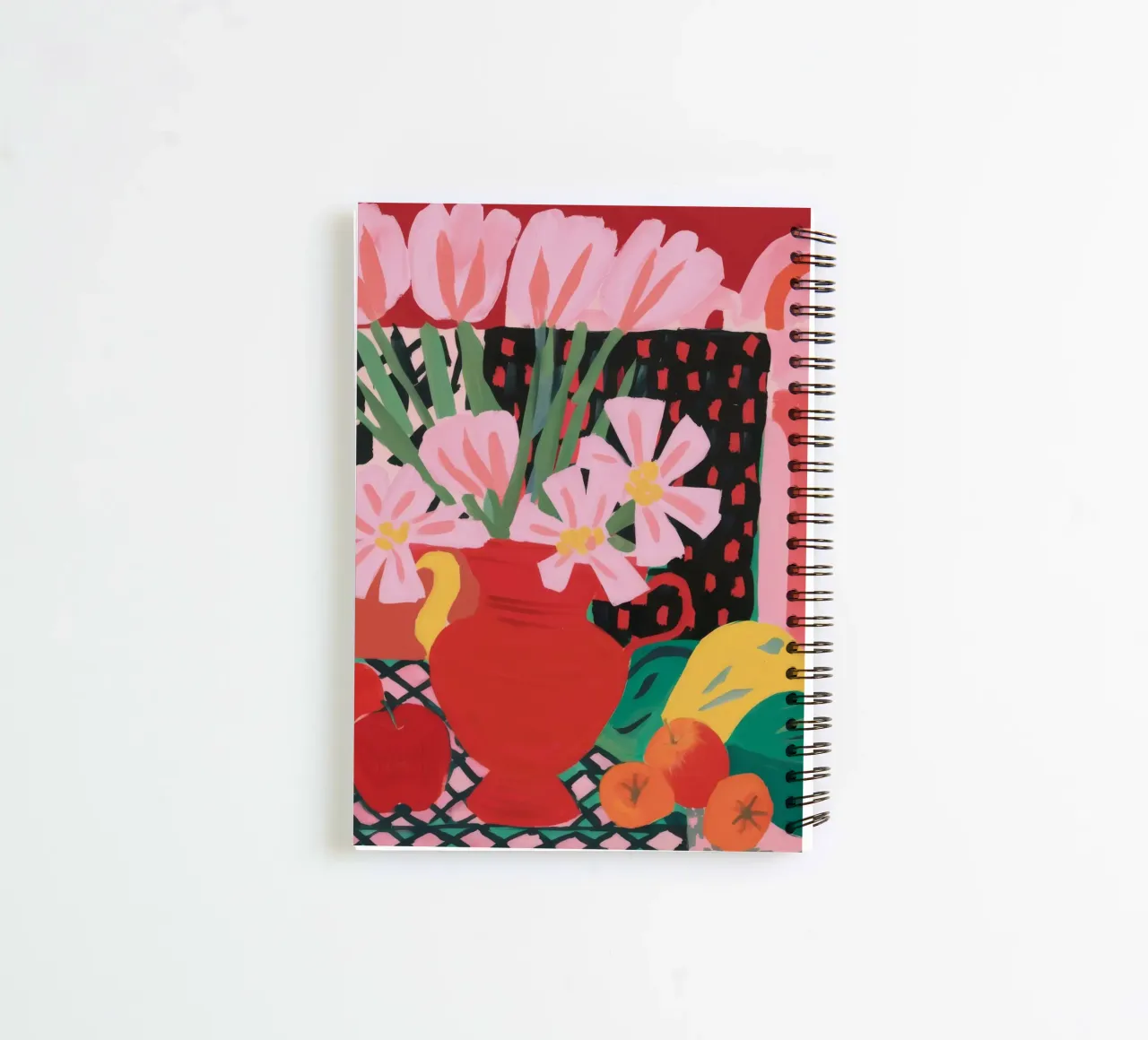 Tulip Archway Bloom spiral notebook by Fable Tempa