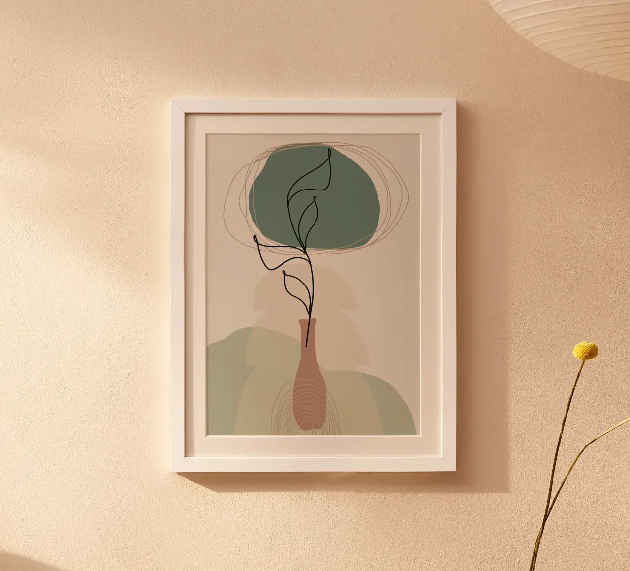 Boho Zen Minimal Floreale poster da MinimalistDesign