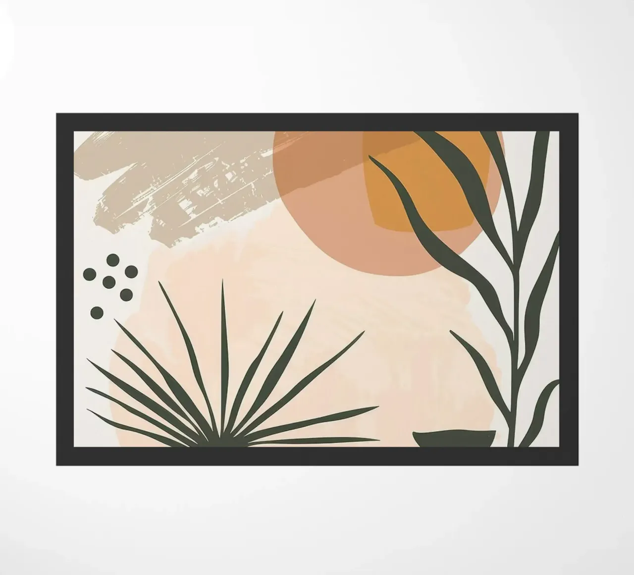 Astratto floreale botanico zerbino da MinimalistDesign