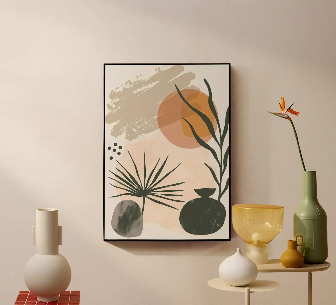 Astratto floreale botanico plexiglass da MinimalistDesign