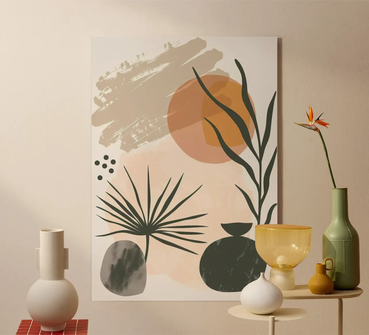 Astratto floreale botanico plexiglass da MinimalistDesign