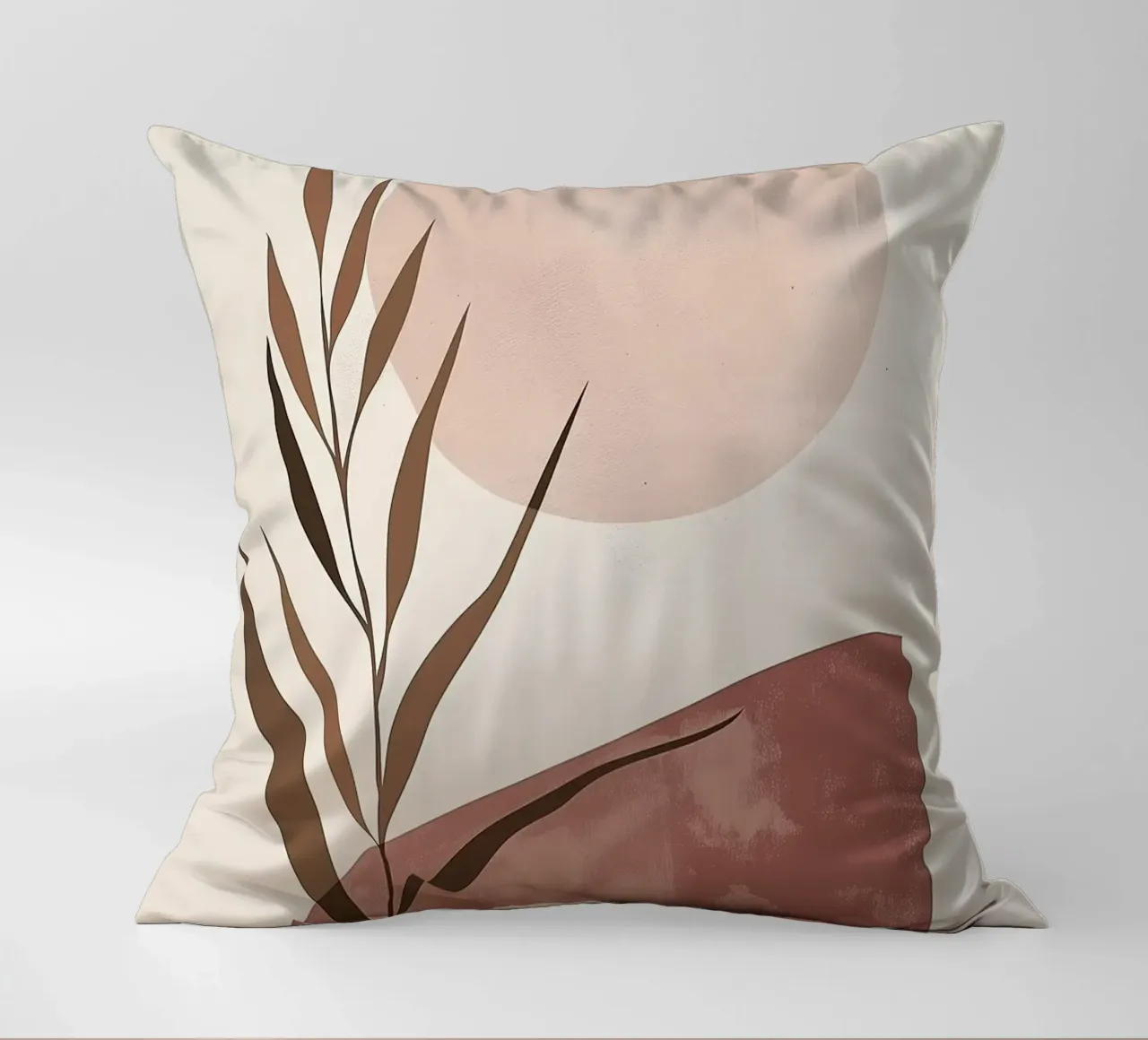 Abstract Botanical Art Print decorative cushion by MinimalistDesign