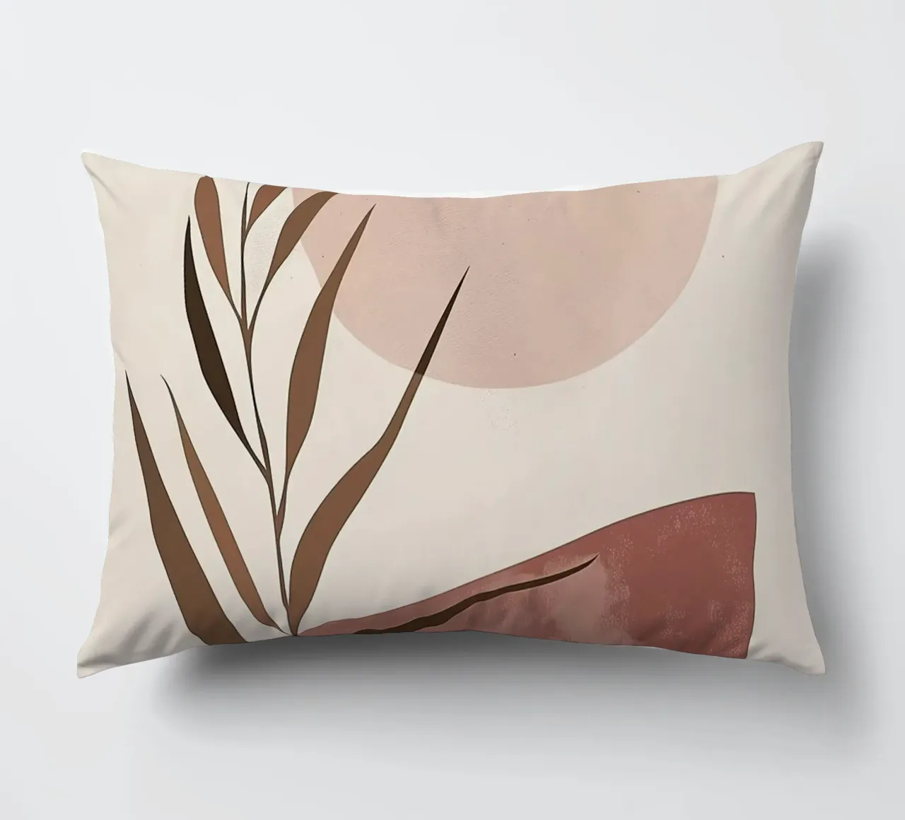 Abstract Botanical Art Print decorative cushion by MinimalistDesign