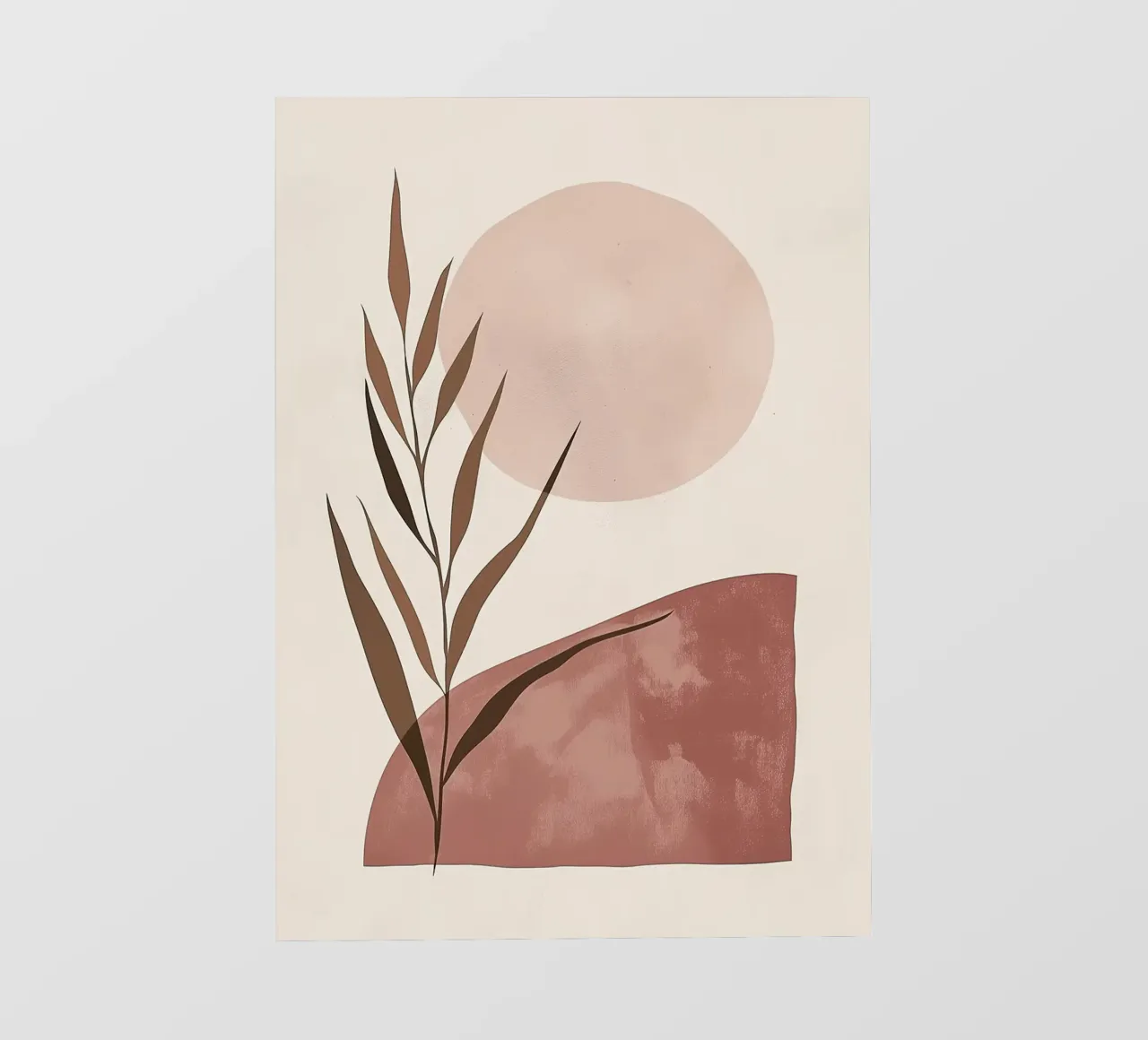 Stampa d'arte botanica astratta telo in pvc da MinimalistDesign