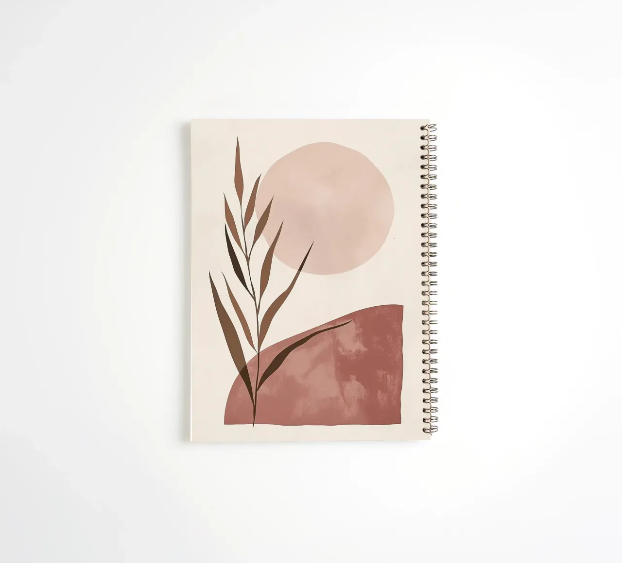 Abstract Botanical Art Print spiral notebook by MinimalistDesign
