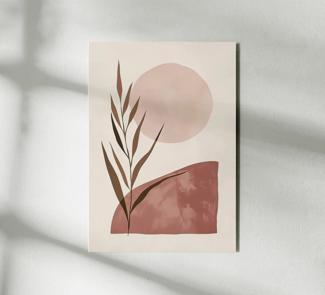 Abstract Botanical Art Print alu-dibond by MinimalistDesign