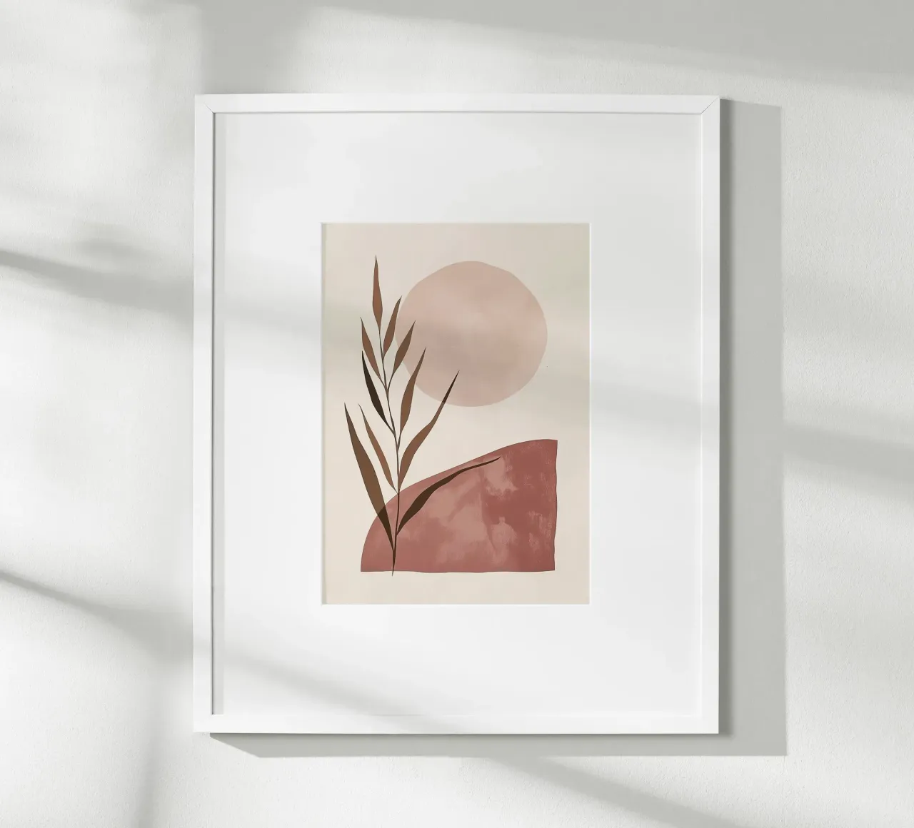 Abstract Botanical Art Print hahnemühle by MinimalistDesign